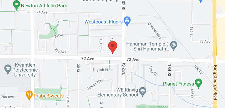 map of 13150 72A AVENUE
